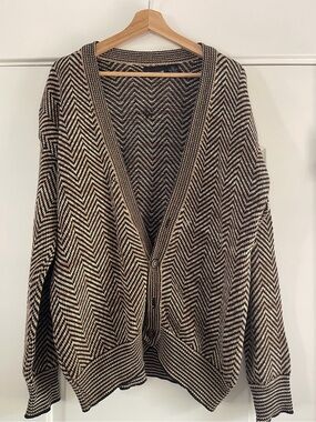 Vintage New River Grandpa Cardigan - L